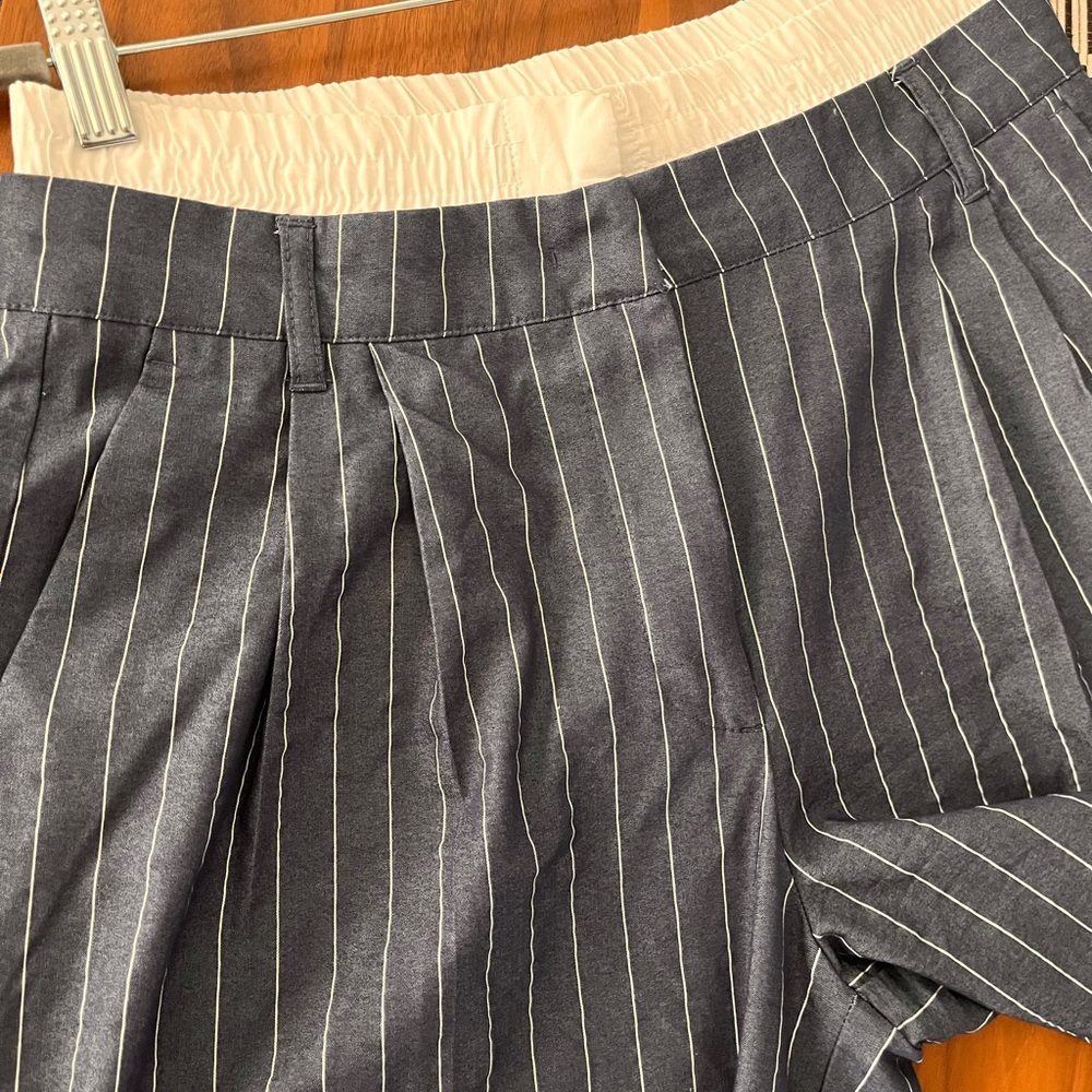 Bershka wide leg striped pants